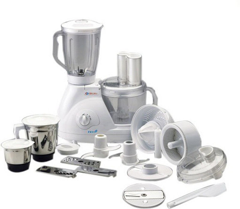 Bajaj FX 11 600 W Food Processor(White)