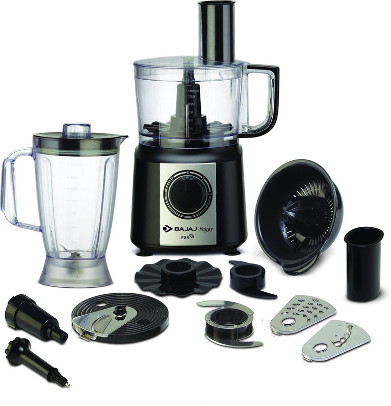 Bajaj Majesty FX9 700 W Food Processor(Black & Silver)