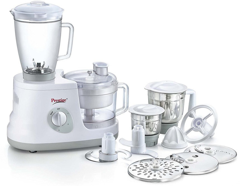 Prestige 41407 All Rounder 600 W Food Processor(White)