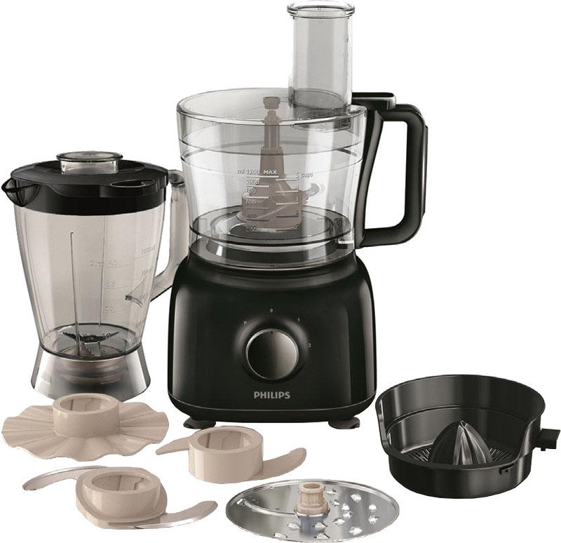 Philips HR 7629/90 650 W Food Processor(Black)