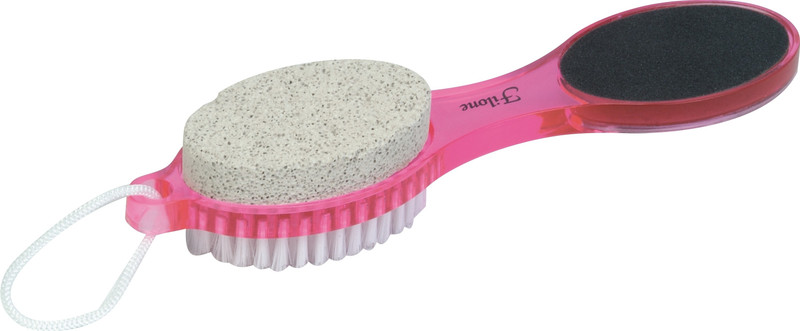 Filone Foot File with Pedicure Brush Pink
