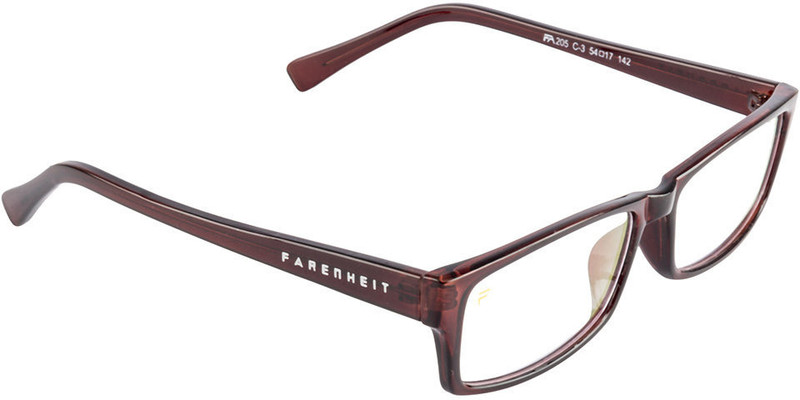 Farenheit Full Rim Rectangle Frame(54 mm)
