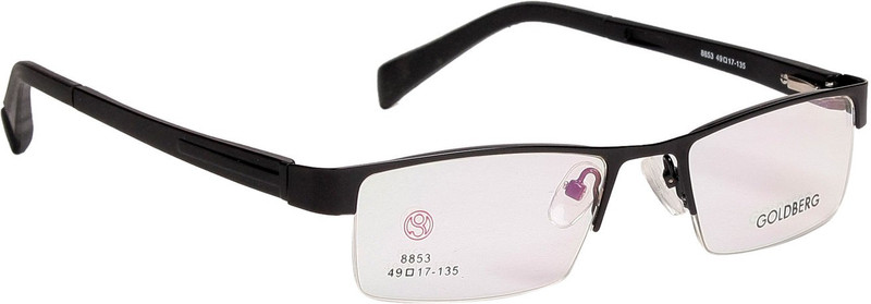 Gold Berg Half Rim Rectangle Frame(49 mm)