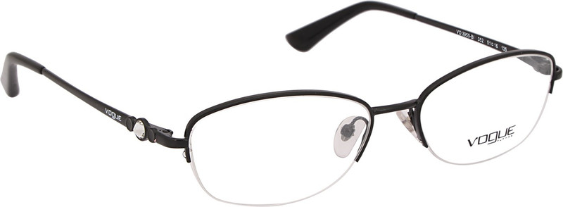 Vogue Half Rim Oval Frame(51 mm)
