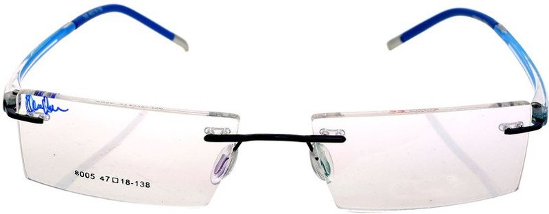 HyderabadOpticians Rimless Rectangle Frame(47 mm)