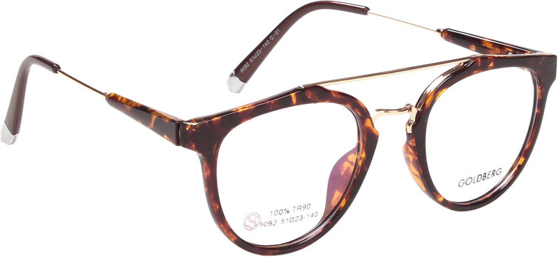 Gold Berg Full Rim Round Frame(51 mm)