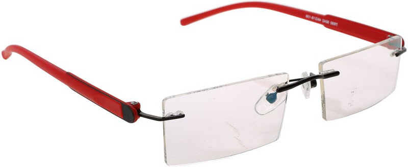 HyderabadOpticians Rimless Rectangle Frame(49 mm)