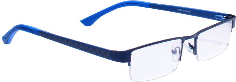 HyderabadOpticians Half Rim Rectangle Frame(50 mm)