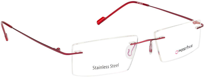 O Positive Rimless Rectangle Frame(50 mm) RS.449 (73.00% Off) - Flipkart