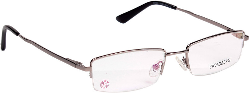 Gold Berg Half Rim Rectangle Frame(53 mm)