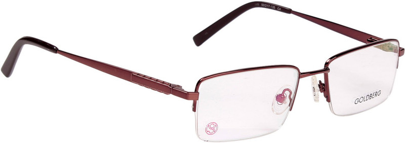 Gold Berg Half Rim Rectangle Frame(50 mm)