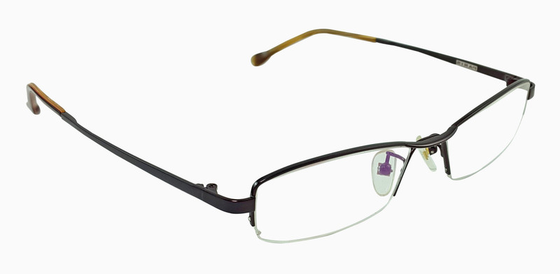 Myew Eyewear Half Rim Rectangle Frame(53 mm)