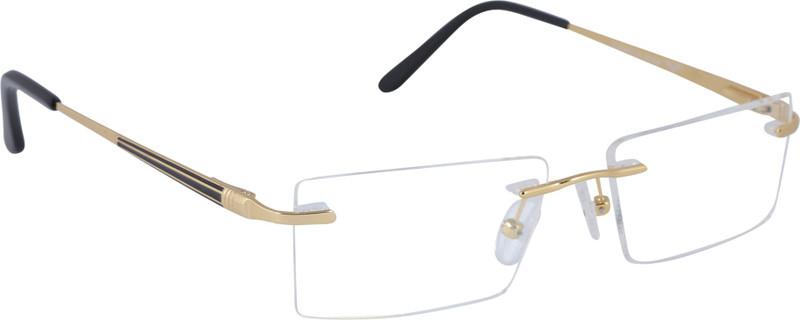 Specs N Lenses Rimless Rectangle Frame(54 mm)