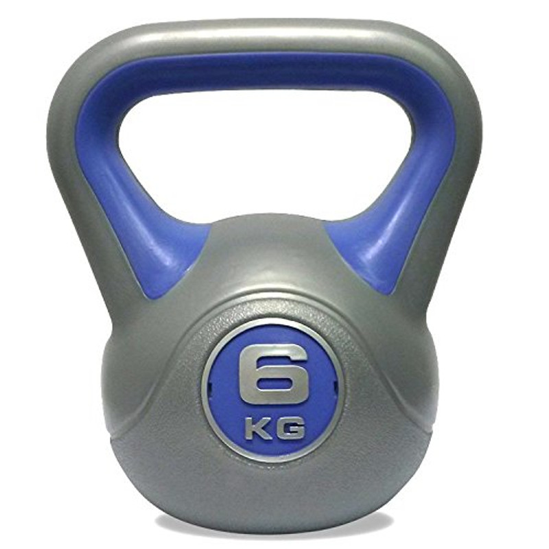 Kobo Fitness 6 Kg High Quality Imported for Gym Grey, Purple Kettlebell(6 kg)