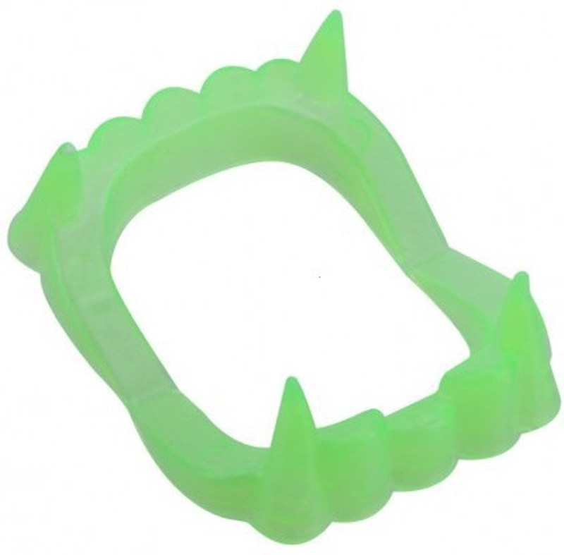Futaba FU203 Fake Vampire Teeth Gag Toy(Green)