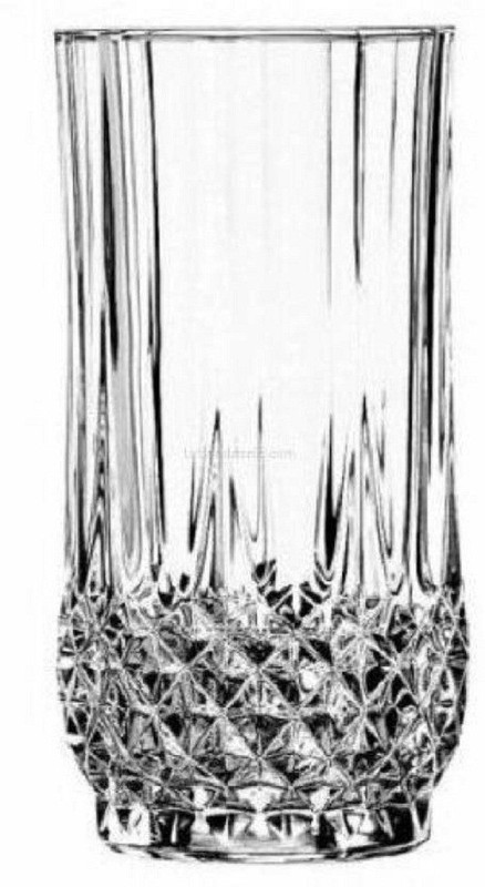 ivook crystal touch glass set Glass Set(Glass, 350 ml, Clear, Pack of 6)