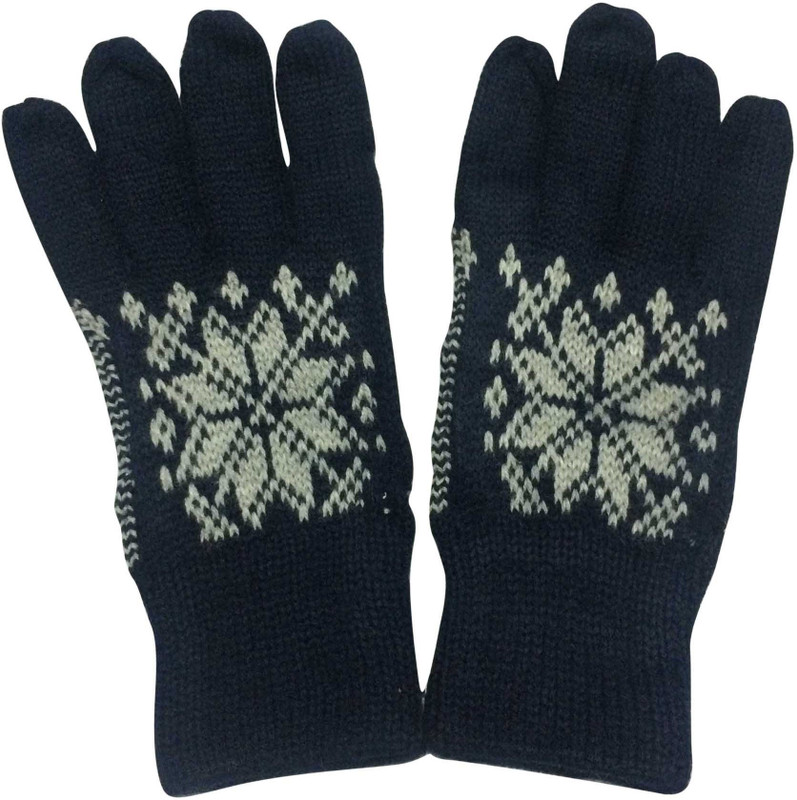 Graceway Designer Geometric Print Winter Men Gloves