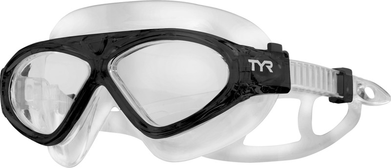 TYR Magna Swim Mask Swimming Goggles(Black, Red)