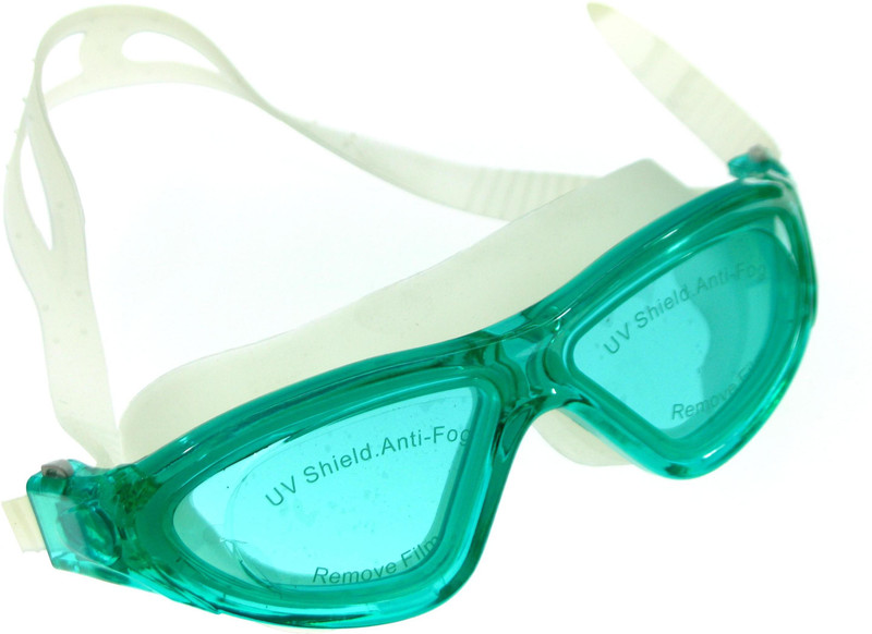 HE Retail Wide Angle Water Proof Swimming Goggles(Green)