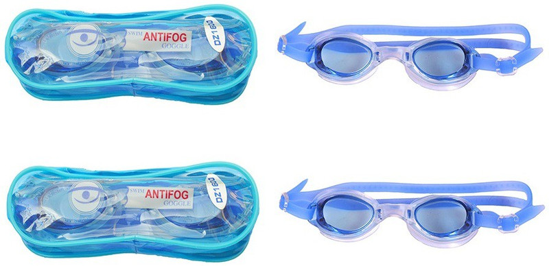Gee Power Imported Set of 2 Swimming Goggles(Blue)