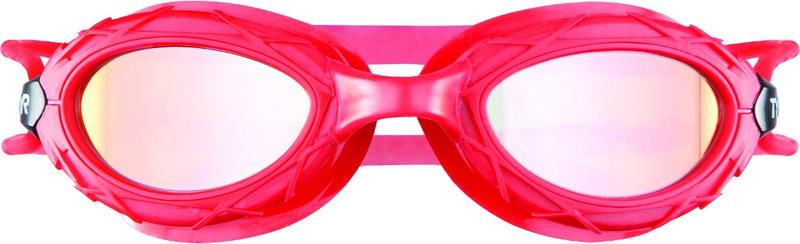 TYR Nest Pro Nano Mirrored Swimming Goggles(Red, Gold)