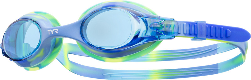 TYR Swimple Tie Dye Swimming Goggles(Blue, Green)