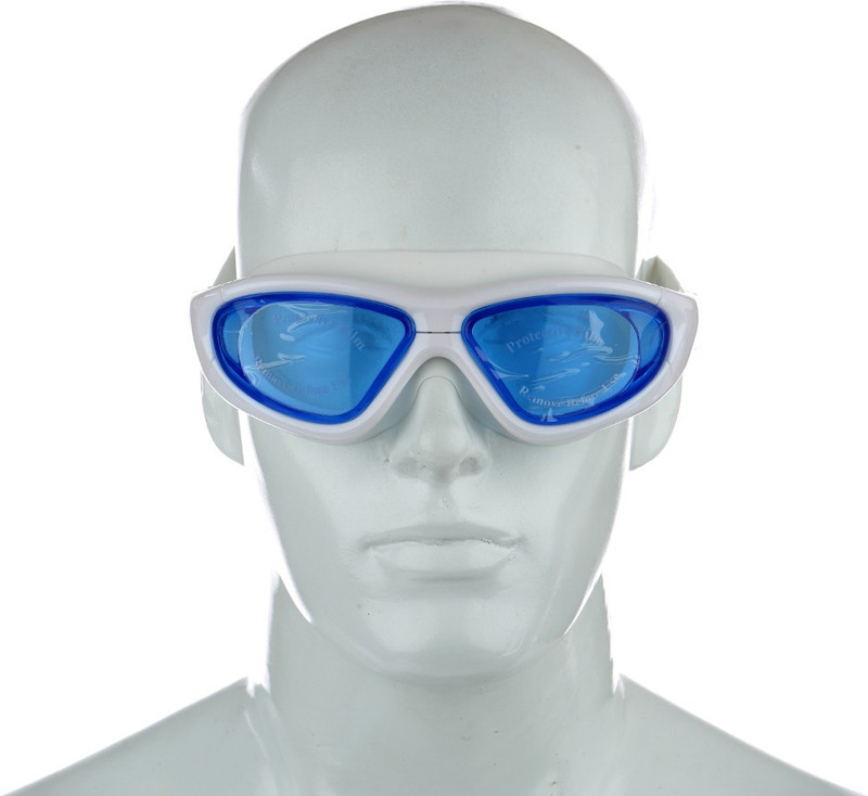 Veera V-4000 Swimming Goggles(White, Blue)