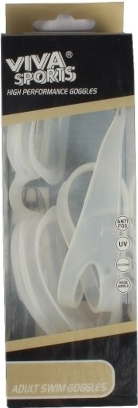 Viva Sports 225 Swimming Goggles(White)