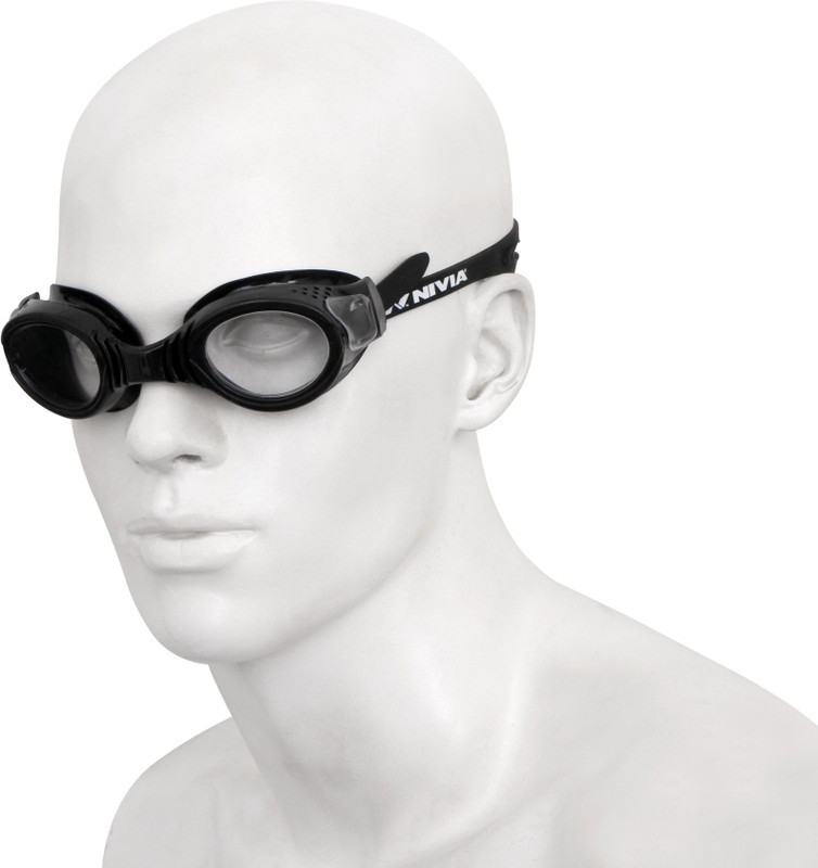 Nivia Shark Swimming Goggles(Black)
