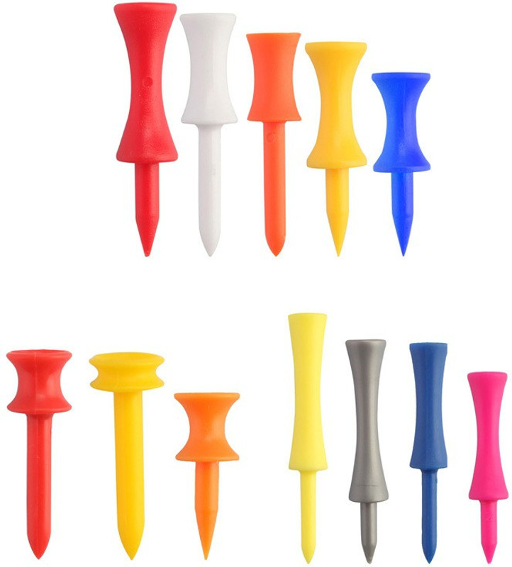 Smash Step Tees Golf Tees(Pack of 25, Multicolor) Smash Step Tees Golf Tees(Pack of 25, Multicolor)