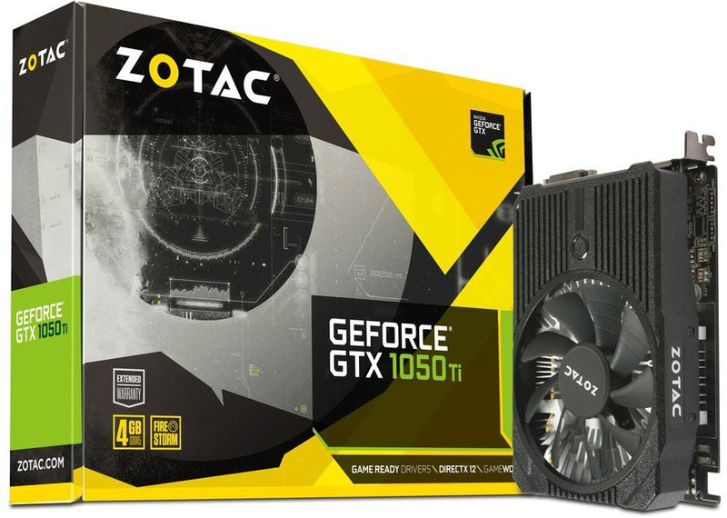ZOTAC NVIDIA GEFORCE GTX 1050 TI MINI 4GB DDR5 4 GB GDDR5...