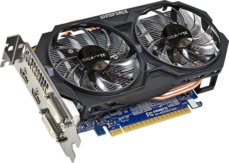Gigabyte NVIDIA GV-N75TOC-2GI 2 GB GDDR5 Graphics Card