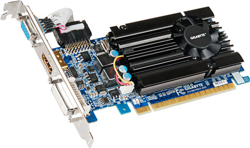 Gigabyte NVIDIA GV-N610D3-2GI 2 GB DDR3 Graphics Card
