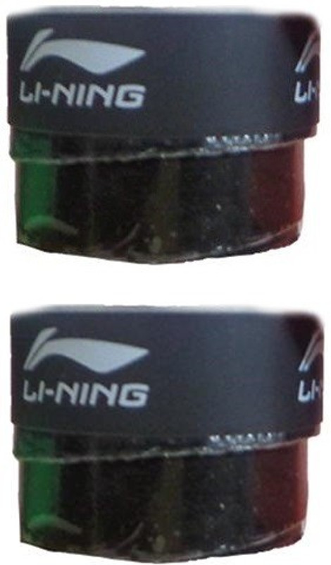 LI-NING Racket Wrap Smooth Tacky(Black, Pack of 2)
