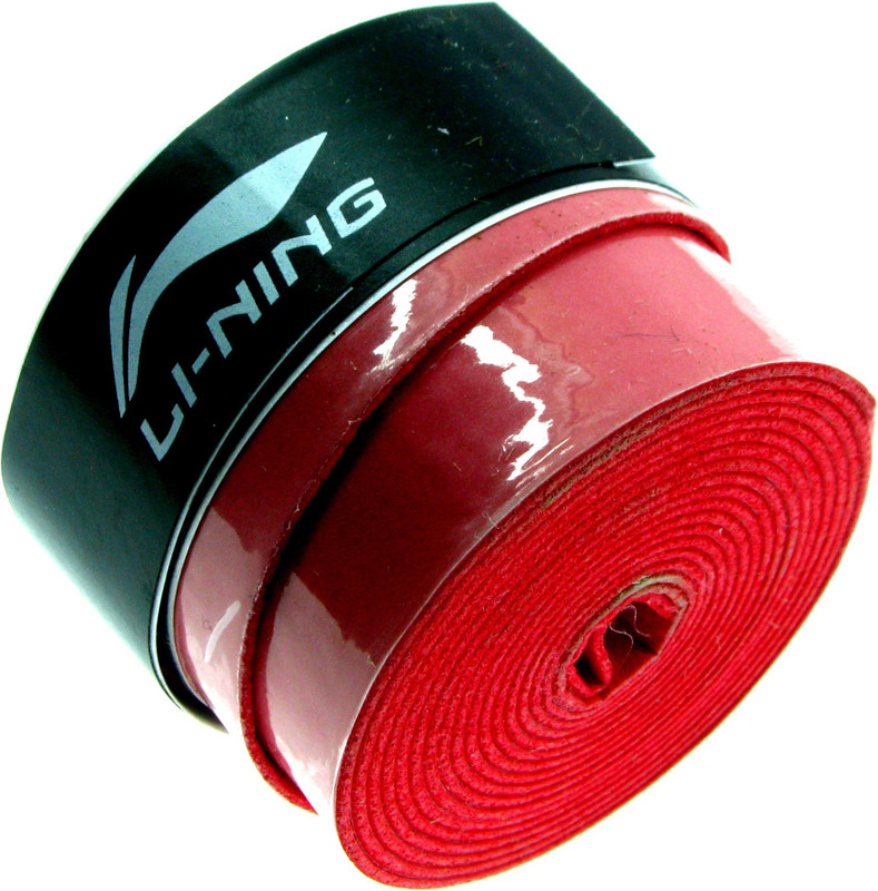 LI-NING Racket Tacky Touch(Red, Pack of 1)