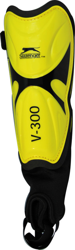 Slazenger V300 Football Shin Guard(Black, Gold)