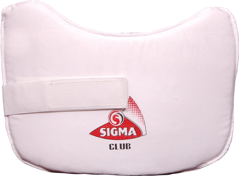 Sigma Club Cricket Chest Guard(White)