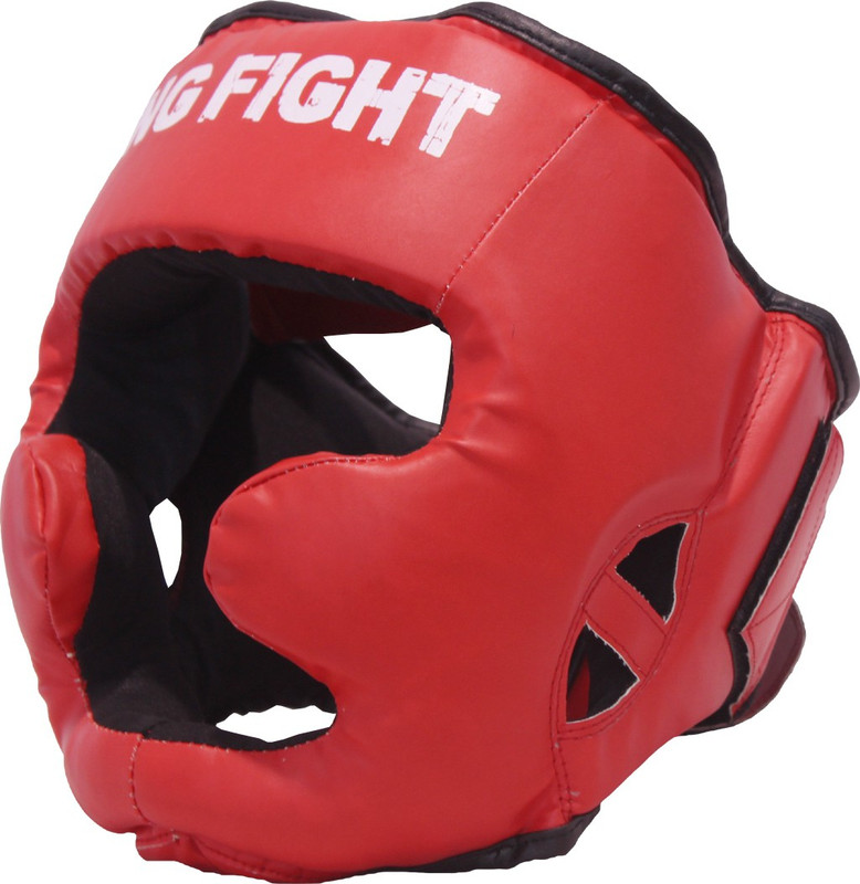 Ring Fight PU Boxing Head Guard(Red)