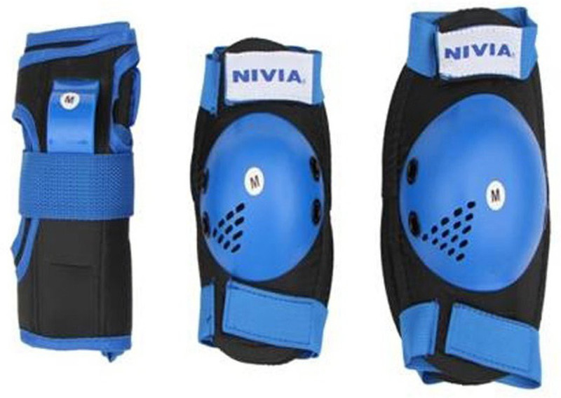 Nivia 811 L Skating Knee Guard(Blue, Black)