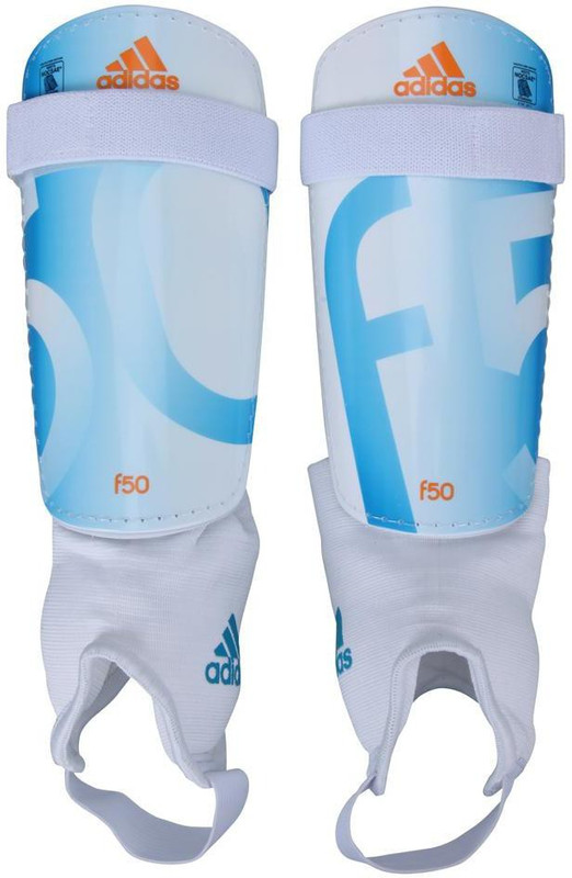 ADIDAS F50 Replique Football Shin Guard(White, Blue)