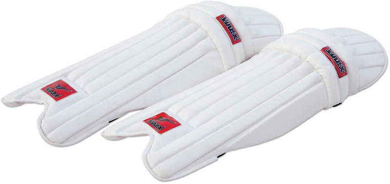Vinex Leg Guard Ultra Lite Large Men's (44 - 48 cm) Batting Pad(White, Boys)