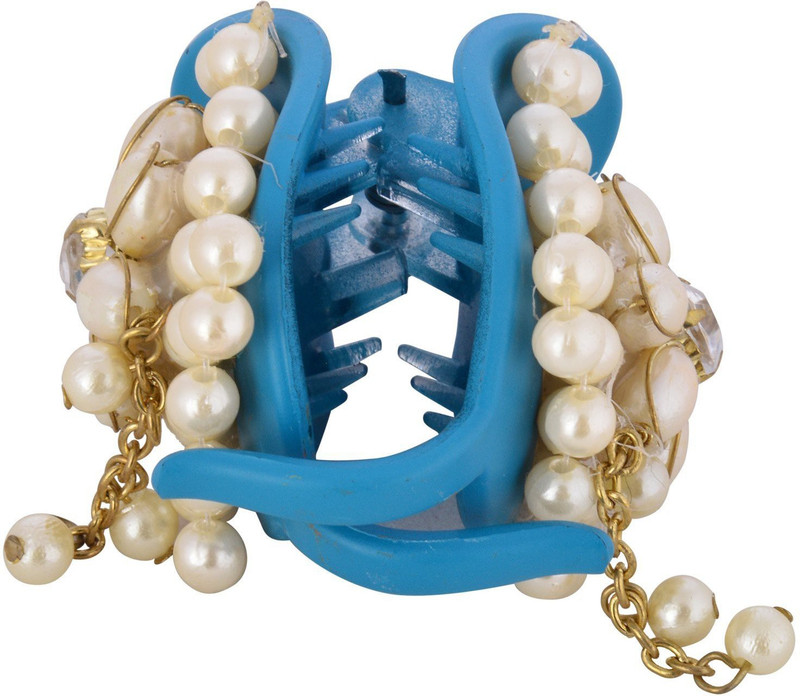 Advance Hotline Glass Multi Color Hand Crafted Pearl Cluthcher For Women Hair Claw(Multicolor) Advance Hotline Glass Multi Color Hand Crafted Pearl Cluthcher For Women Hair Claw(Multicolor)