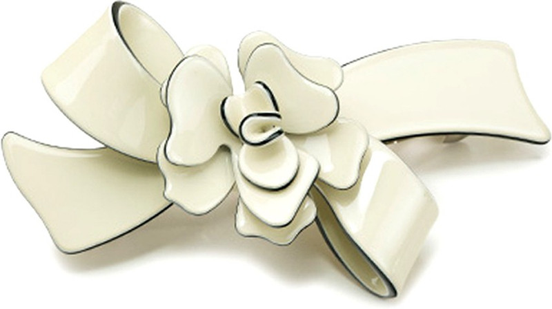 Chaplet Barrettes Hair Clip(White)