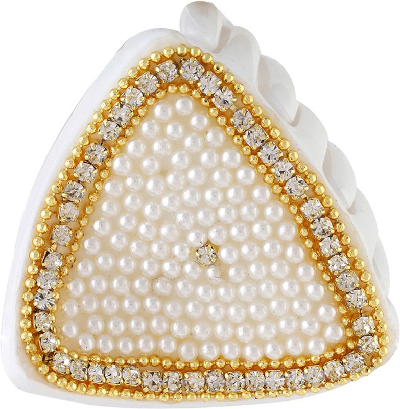 Vama Fashions Indo Western Wedding Bridal Party Wear Hair Claw(White) Vama Fashions Indo Western Wedding Bridal Party Wear Hair Claw(White)