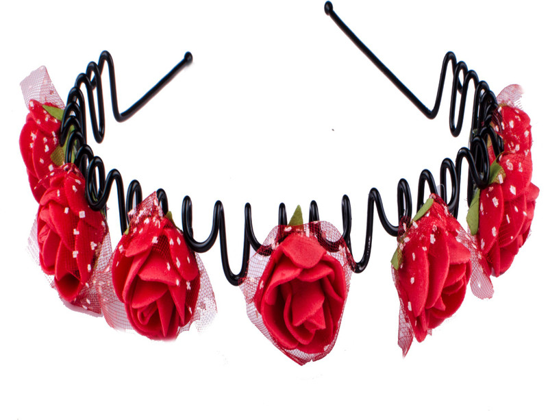 Majik Girl Flower For Festival Wedding Hair Band(Multicolor) Majik Girl Flower For Festival Wedding Hair Band(Multicolor)