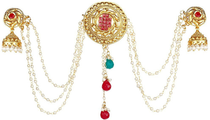9blings Bollywood Style Hair Accessory Set(Gold) 9blings Bollywood Style Hair Accessory Set(Gold)
