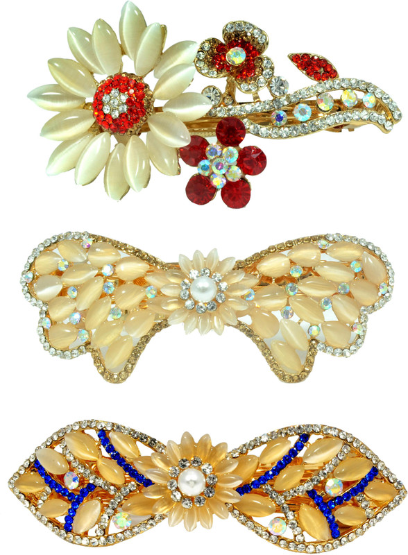 Mansiyaorange Desginer Latest Fancy Premium Mix Combo Range Hair Pin Hair Clip(Multicolor)