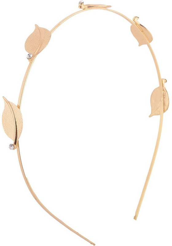 Anokhi Ada Rhinestone on Leaves Hair Band(Gold) Anokhi Ada Rhinestone on Leaves Hair Band(Gold)