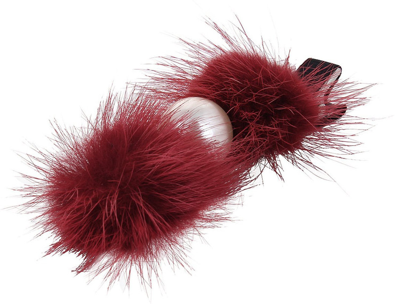 Fayon Daily Casual Work Pearl Red Gorgeous Hair Pin(Red) Fayon Daily Casual Work Pearl Red Gorgeous Hair Pin(Red)