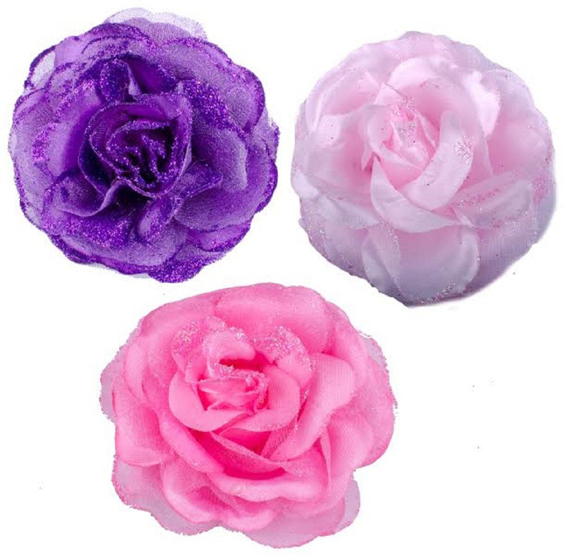 Majik Flower Use For Different Hairstyles Hair Clip(Multicolor)